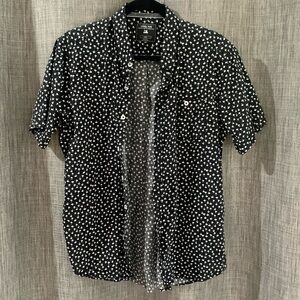 Men’s Level Ten Casual Button Down Shirt Short Sleeve L